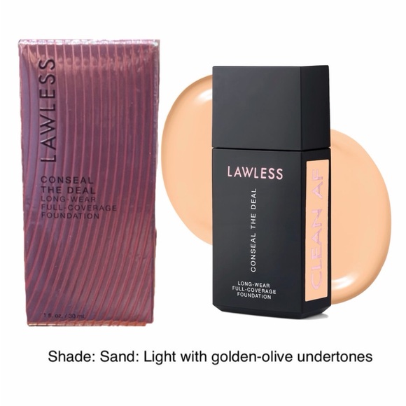 LAWLESS Other - $39 Retail NIB Lawless Conseal The Deal Long Wear Full Coverage Foundation